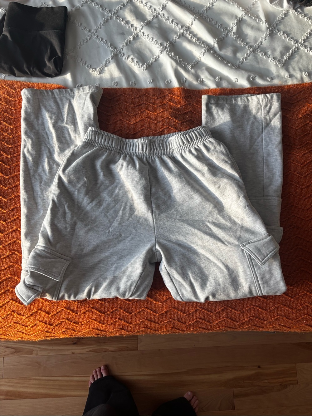 Garage Gray Cargo Sweatpants - Comfortable Everyday Bottoms